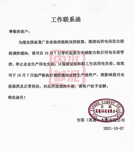 涨价联络函范本