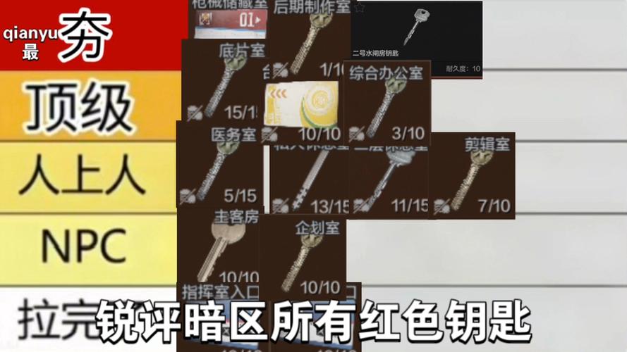 暗区突围军港最安全钥匙房