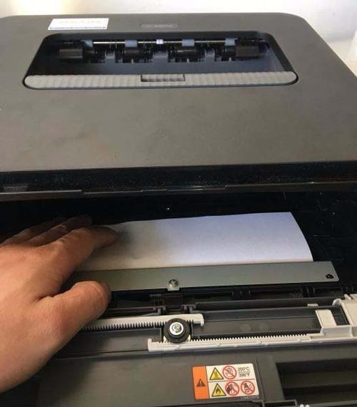 联想打印机卡纸怎么打开硒鼓