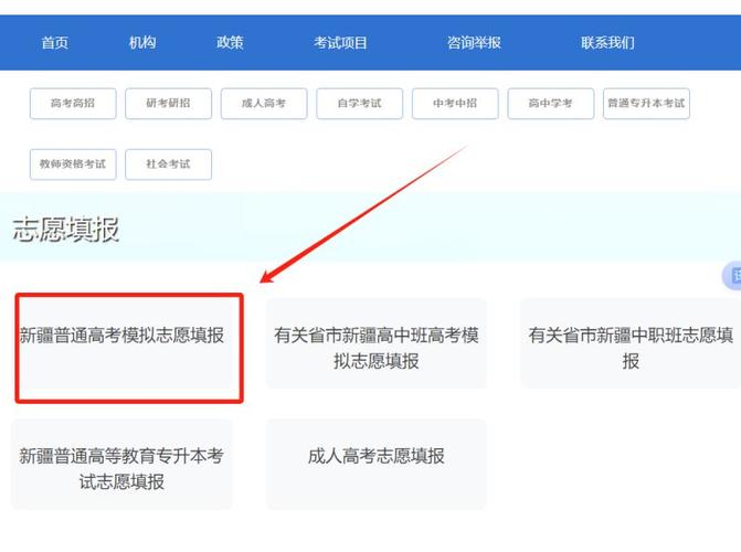 新疆招生网高考报名入口