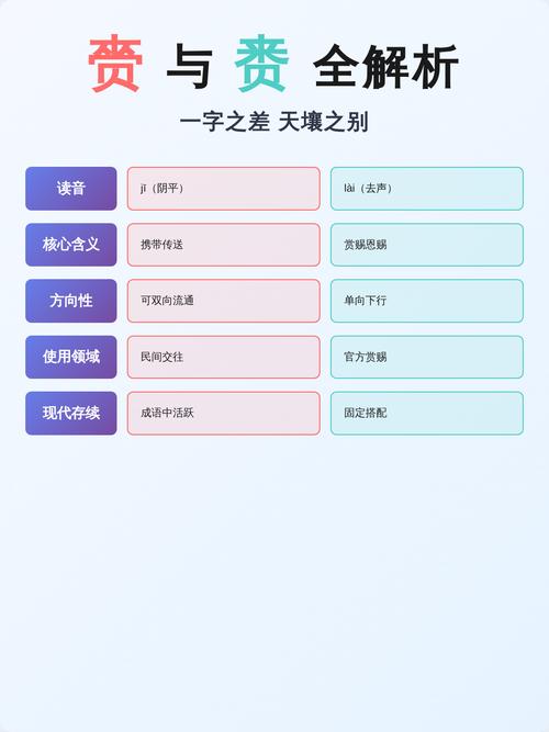 赍和赉区别