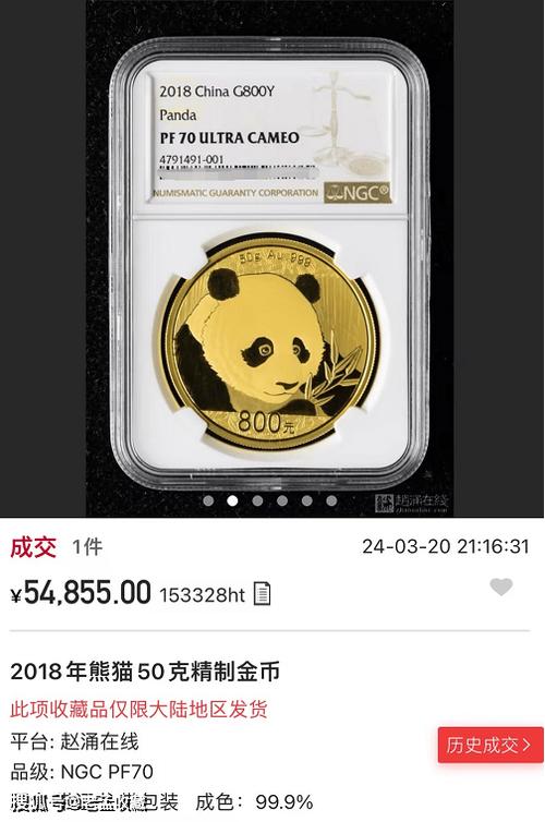 2021年熊猫纪念币现在市场价是多少