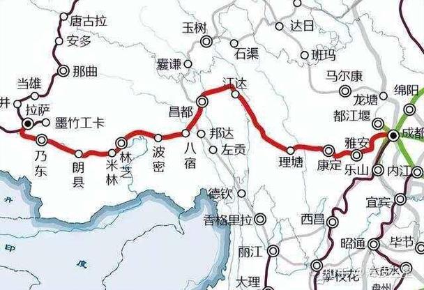 四川最新铁路线路图