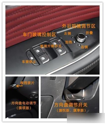 红旗hs5车内各按键功能介绍