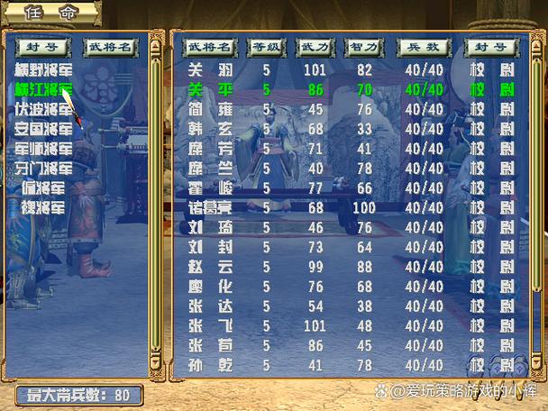 三国群英传3兵种