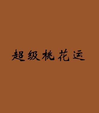 超级桃花运小说