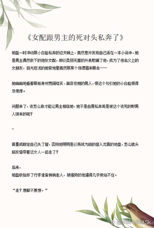 女主很渣虐男主的文