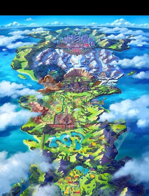 口袋妖怪地区地图