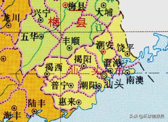 潮汕位于广东哪个市 潮汕位于广东哪个市