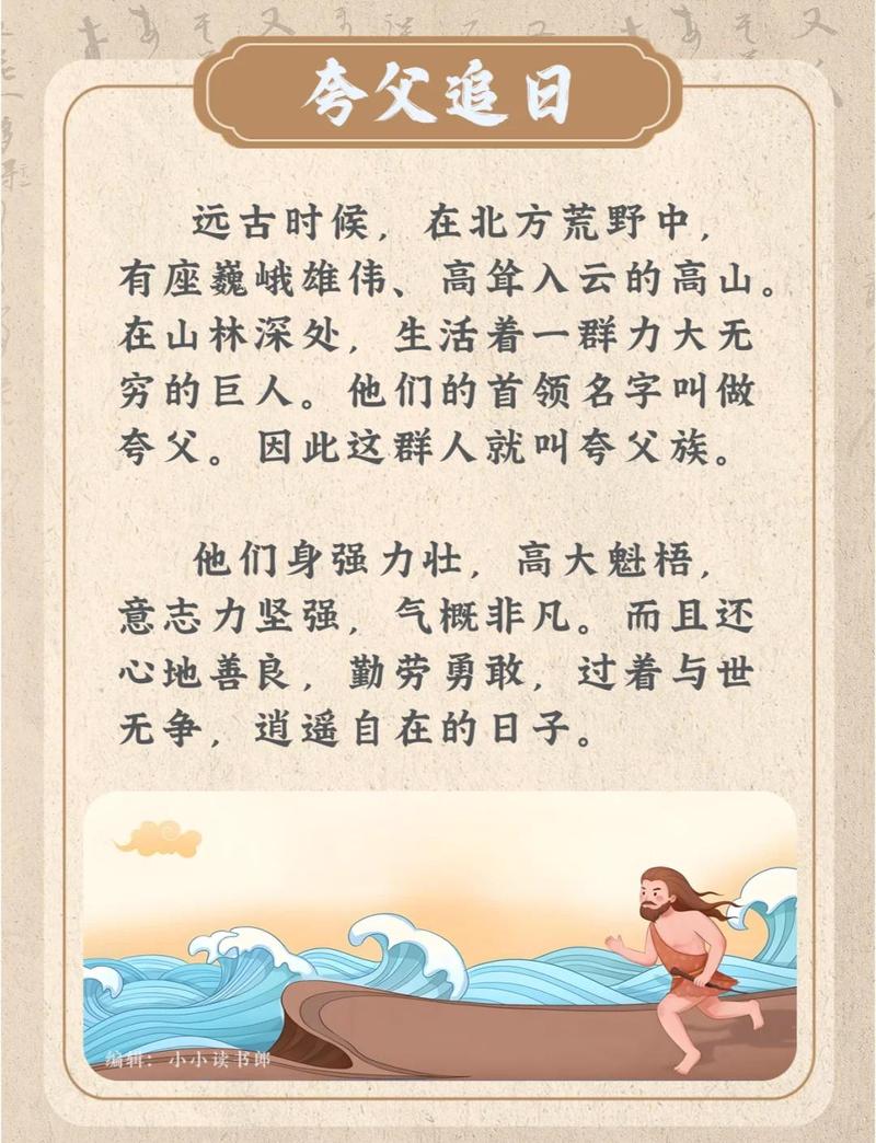夸父逐日是中国民间故事吗