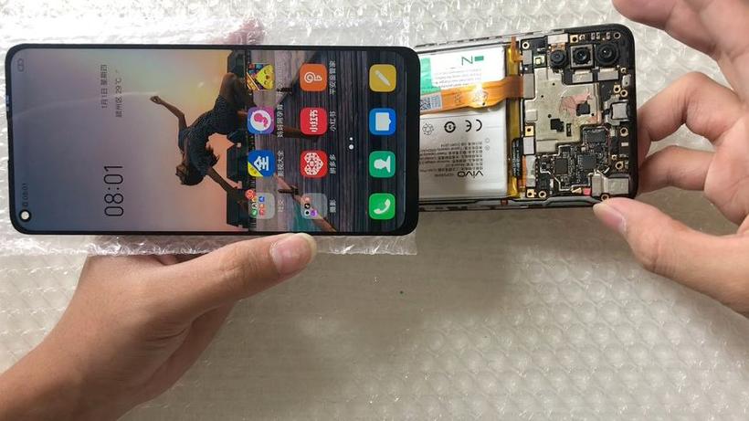 vivoz5换屏视频