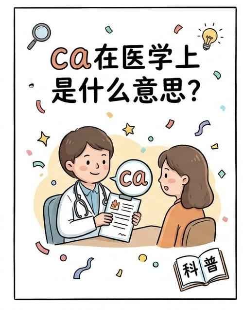 医生写的ca是什么意思