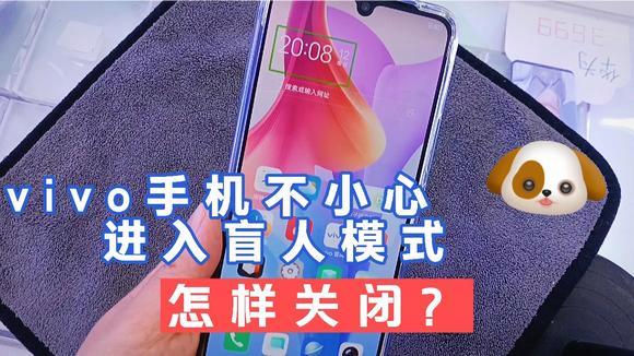 vivo手机如何关闭盲人设置