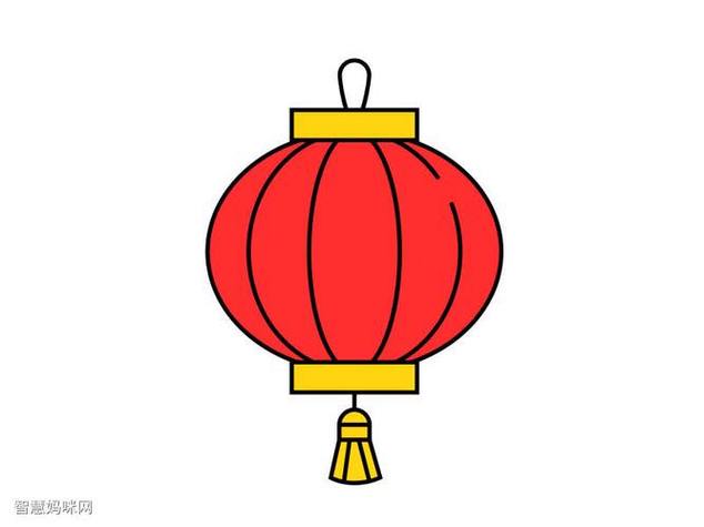 灯笼简笔画