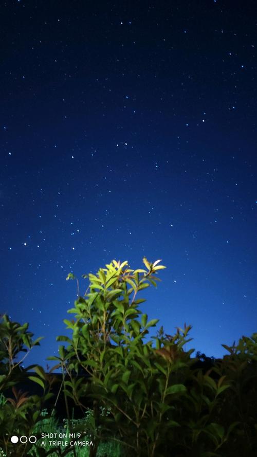 小米9拍星星参数设置