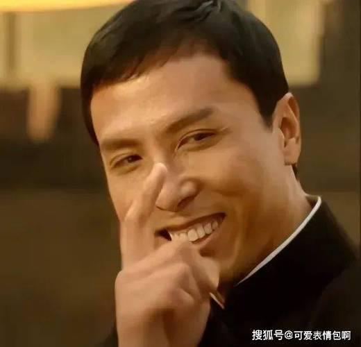 甄子丹手指表情包什么意思