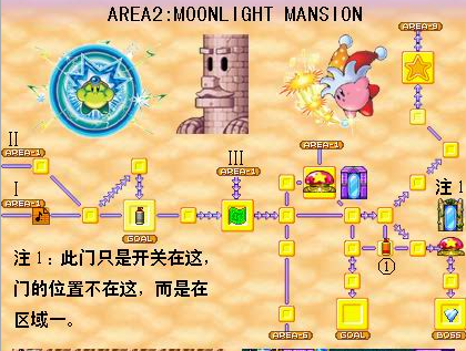 星之卡比镜子迷宫地图
