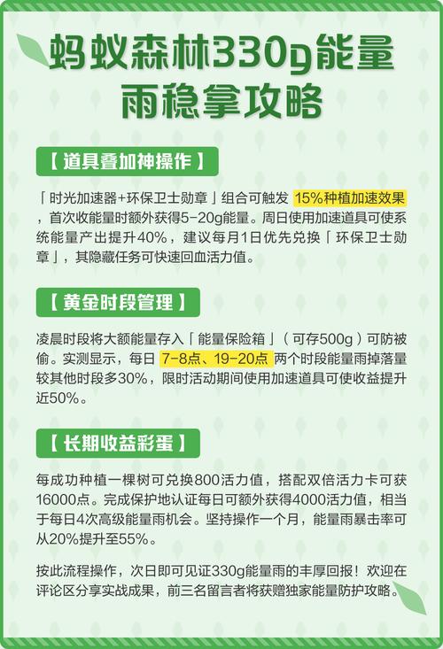 如何获得四次能量雨330g