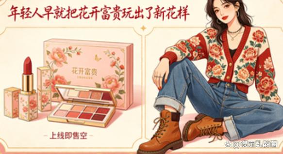 花开富贵的风吹到了年轻一代