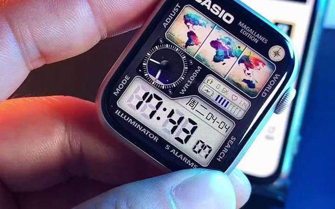 iwatch怎么弄卡西欧表盘