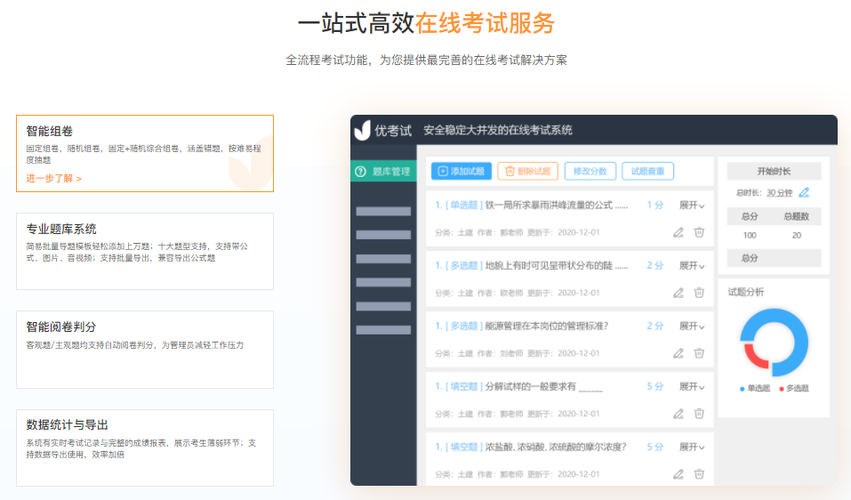 在线组卷截图2