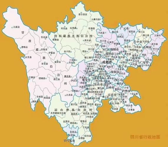 四川地图全图可放大图片 全国