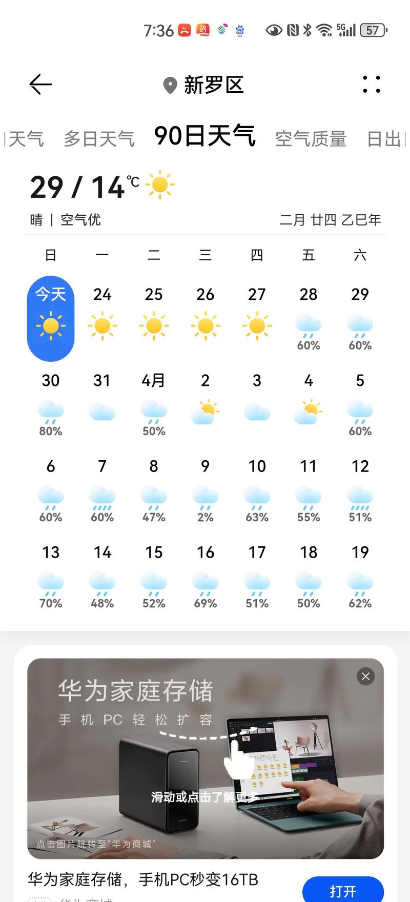 色力布亚镇天气预报