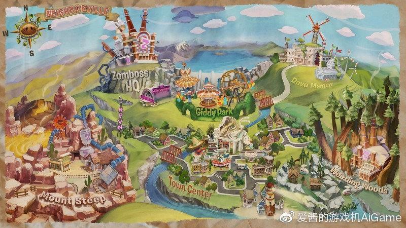 植物大战僵尸:和睦小镇保卫战僵尸方全收集地图整合
