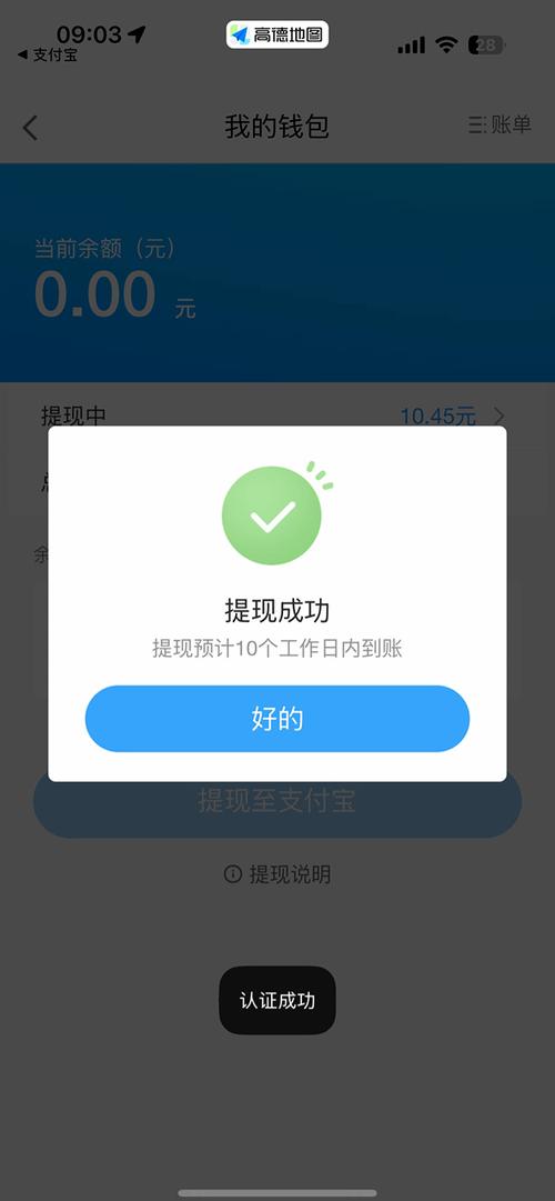 高德红包怎么提现