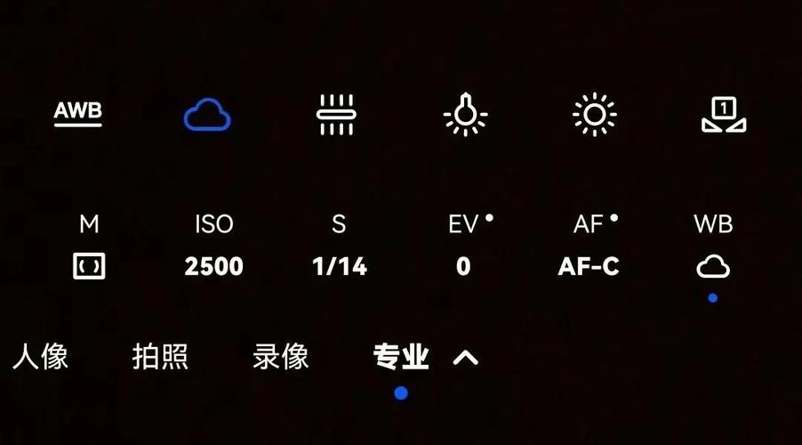 苹果相机白平衡在哪里