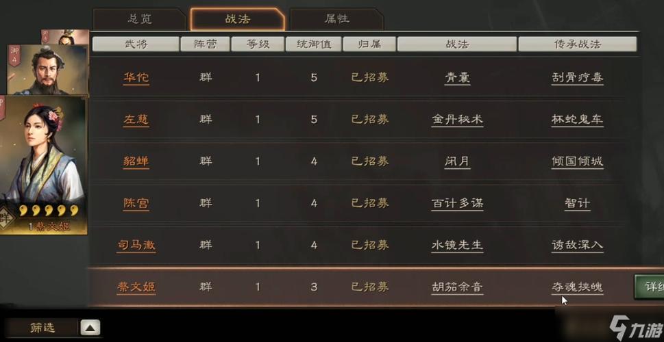 三国志战略版武将战法