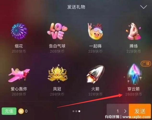 快手直播礼物大全