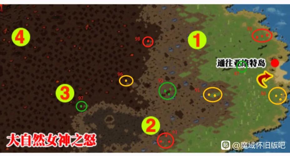 魔域最新boss分布图高清