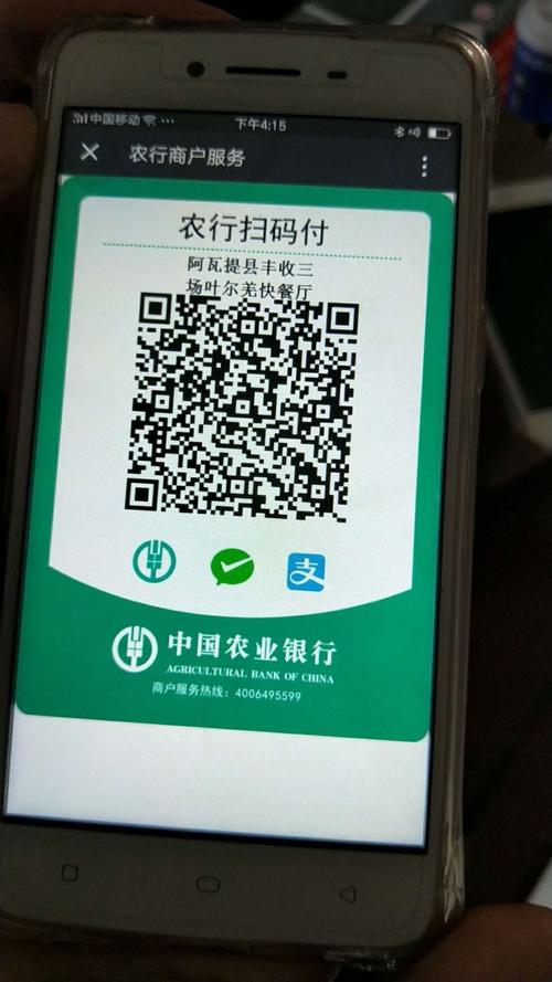 农业银行扫码付款图片截图