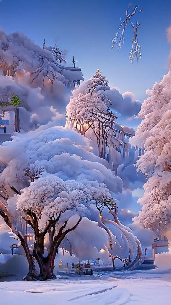 岁寒听雪落,浮生有清欢
