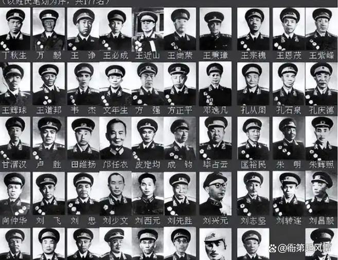 开国将帅军事才能排名