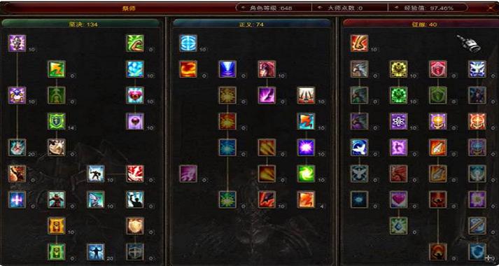 奇迹mu1.03h圣导师加点
