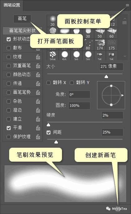 ps笔刷切换大小快捷键