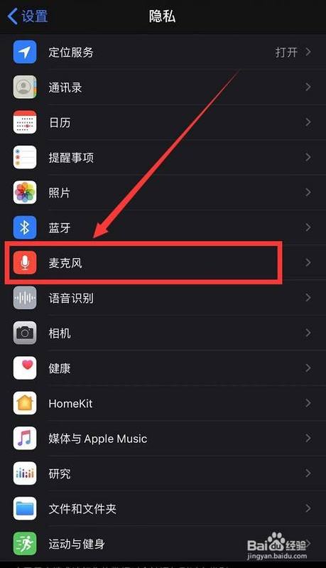 苹果关闭麦克风在哪里设置的 苹果关闭麦克风在哪里设置的