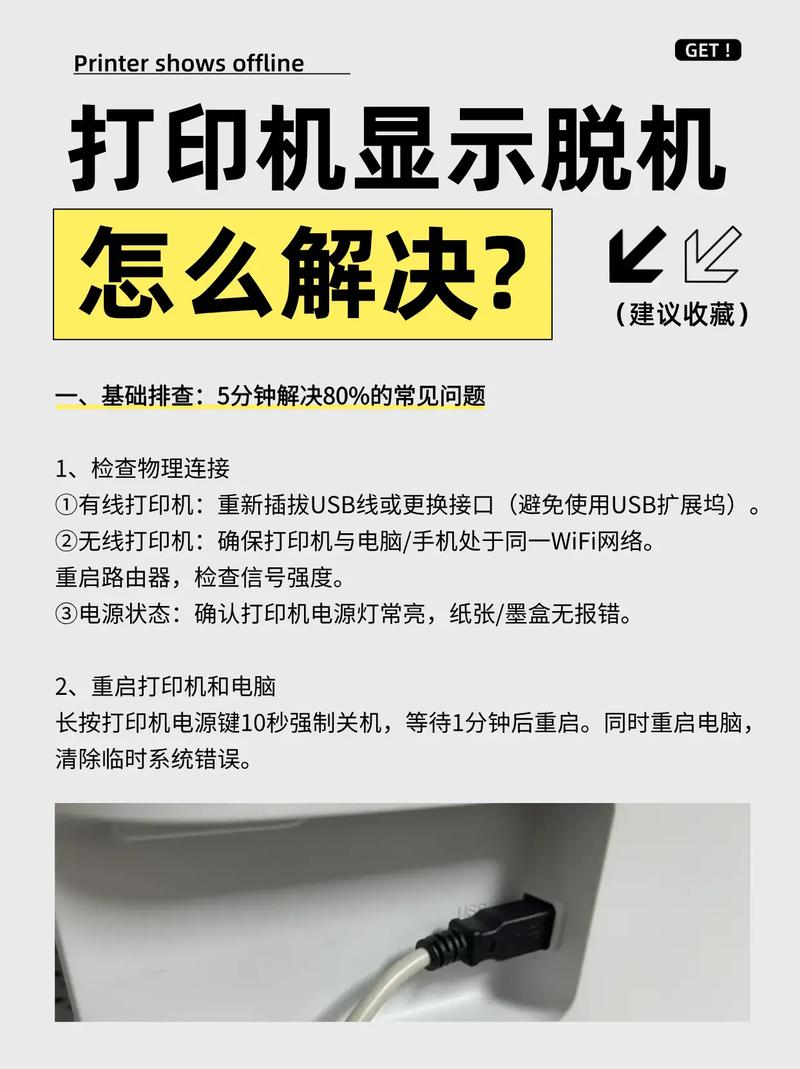 惠普打印机处于脱机状态怎么办
