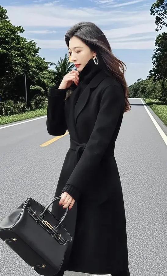 黑色呢子大衣内搭什么