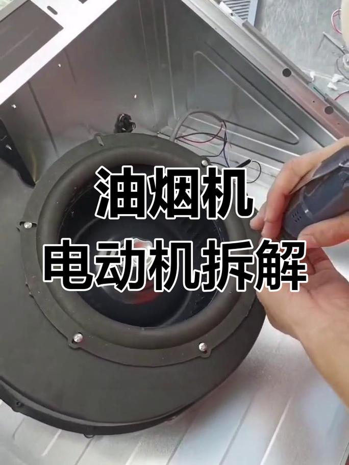 日本松下老式抽油烟机的电机拆解视