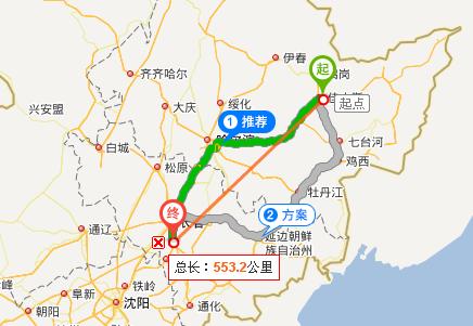 佳木斯站到佳木斯客运站多远