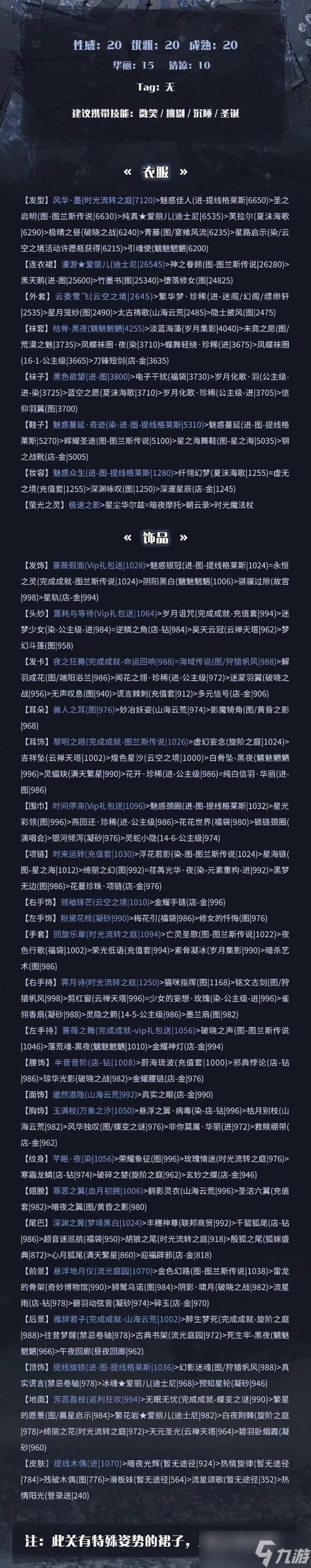 奇迹暖暖竞技场新版攻略