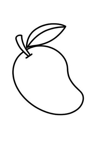 芒果的画法儿童简笔画