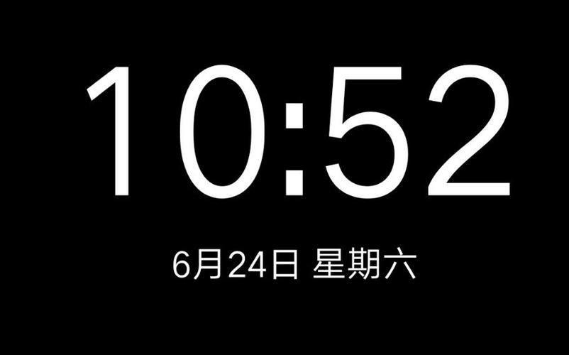 ipad息屏显示时钟