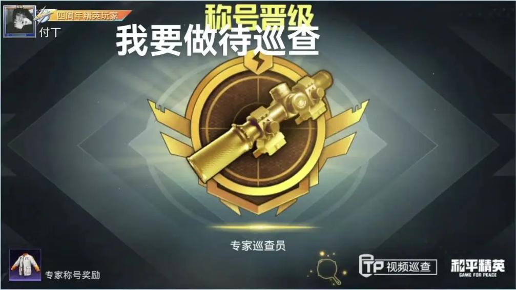 和平精英巡查员怎么弄?