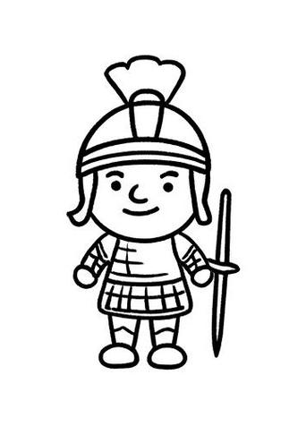 兵马俑儿童画教案