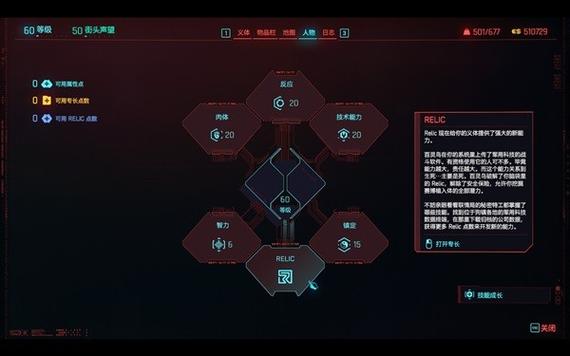 2077满级多少属性点