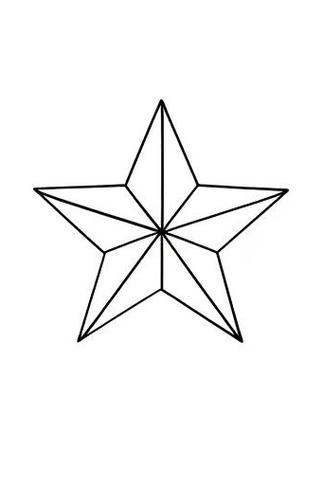 一笔成形的五角星